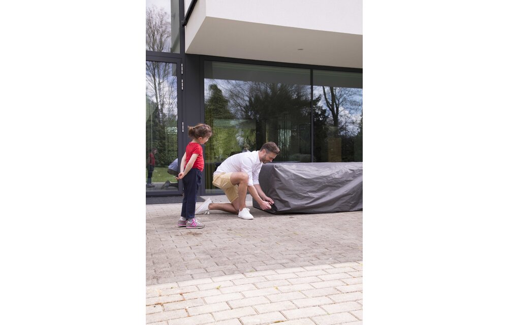 Loungeset beschermhoes L-vorm 215/85x215/85x70cm