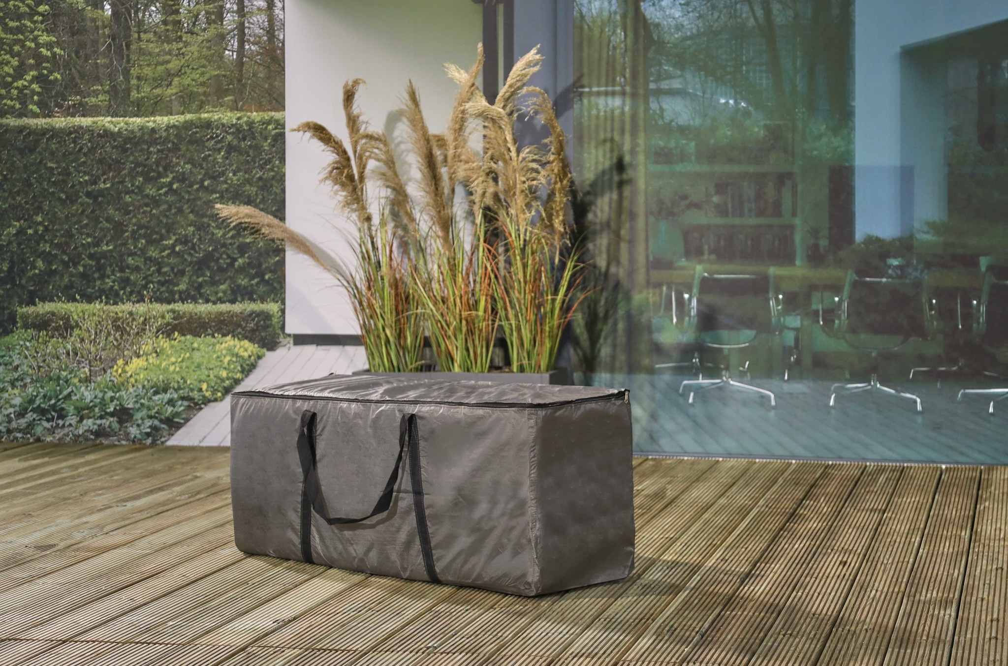 Luxe kussen opbergtas Outdoor Covers 125x40x50cm