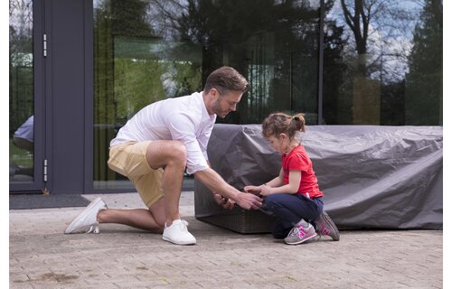 Loungeset beschermhoes trapezium 275/100x275/100x70cm