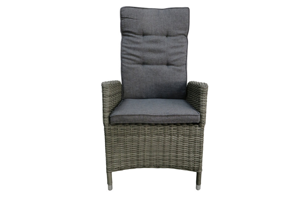 Kos 5-delige ronde tuinset (Ash Grey)