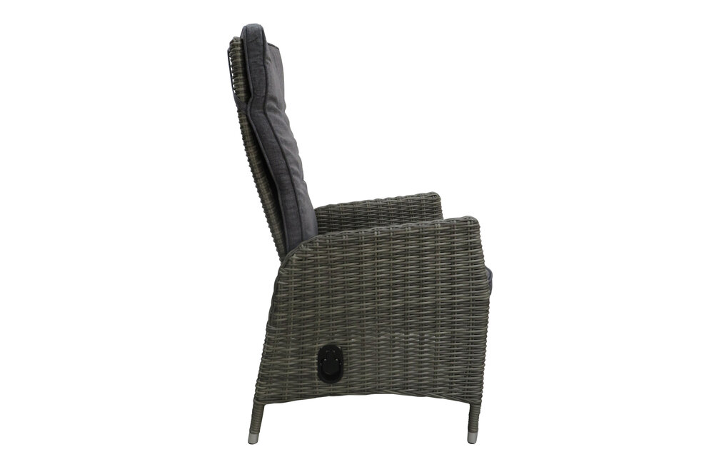 Kos 5-delige ronde tuinset (Ash Grey)