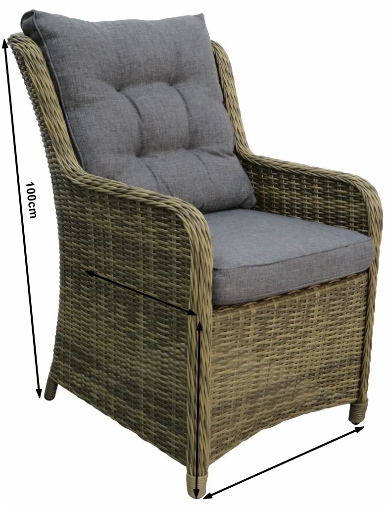 Dining tuinstoel Dublin | Naturel | Wicker