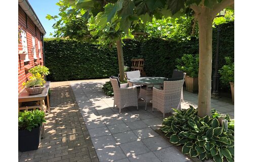 5-delige ronde tuinset | 4 Utah tuinstoelen (Desert) | ø120cm tuintafel (Spraystone)