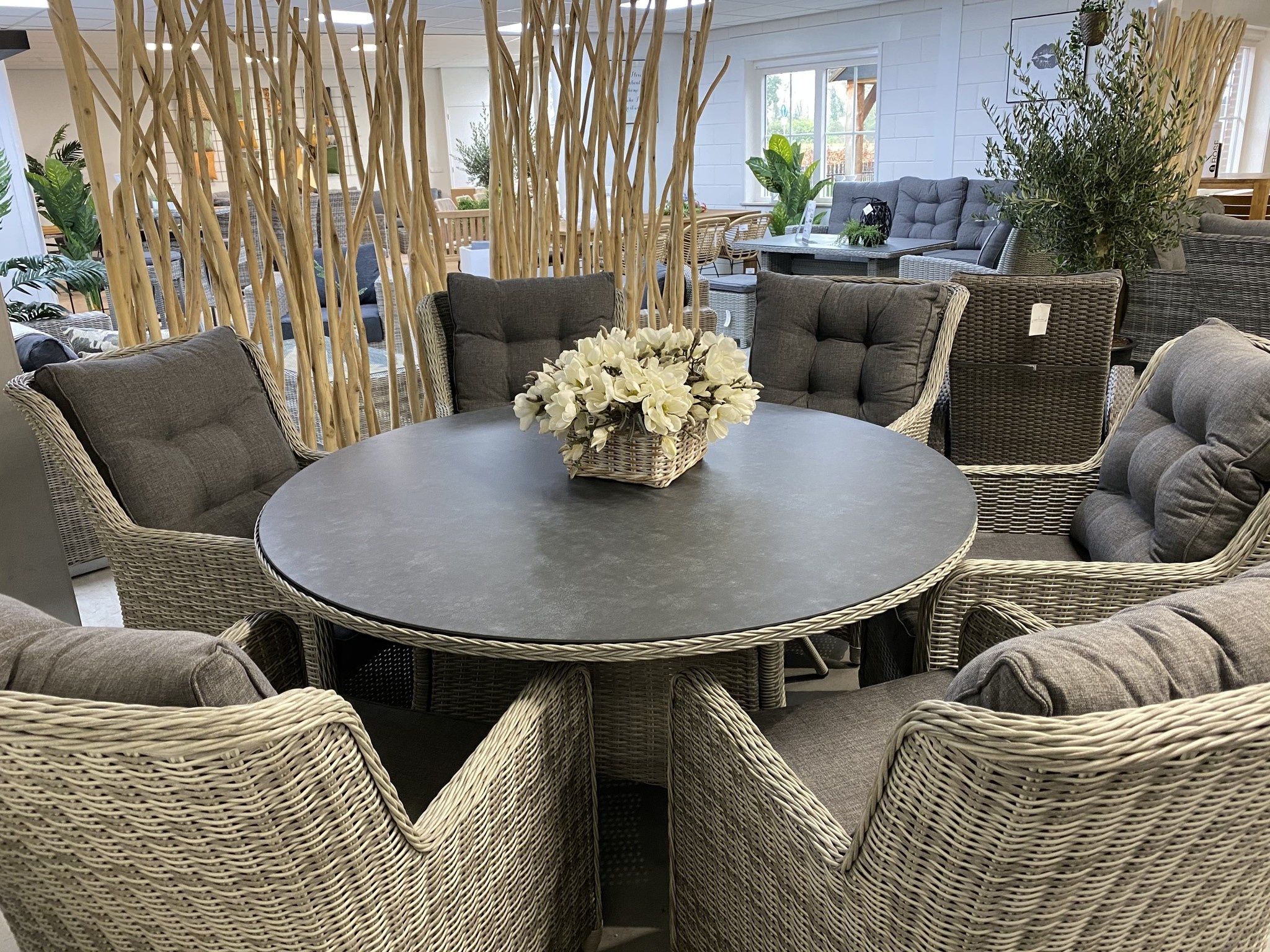 Dining tuinstoel Sevilla | Ash Grey | Wicker