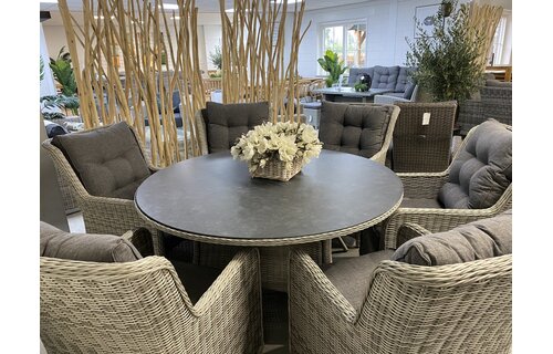 Dining tuinstoel Sevilla | Ash Grey | Wicker