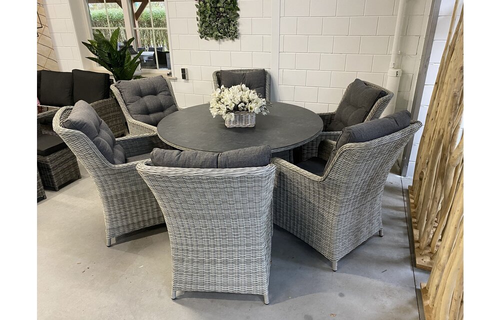Dining tuinstoel Sevilla | Ash Grey | Wicker