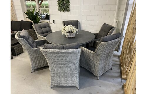Dining tuinstoel Sevilla | Ash Grey | Wicker