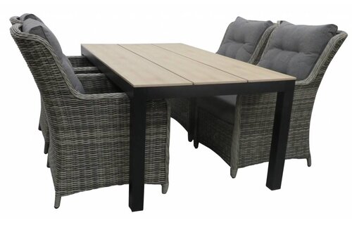 Tuintafel Cyprus 160x90cm | Wood | Polywood & Aluminium