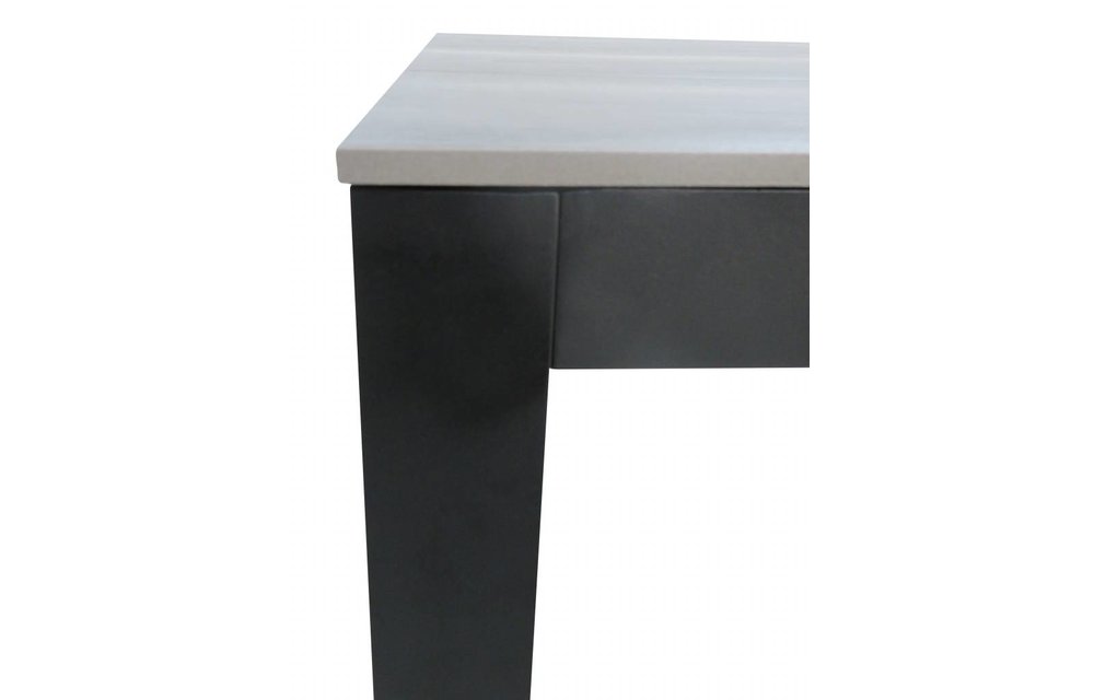 Tuintafel Cyprus 180x100cm | Grey | Polywood & Aluminium