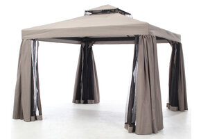 Paviljoen/partytent Milaan 300x400cm (Taupe)