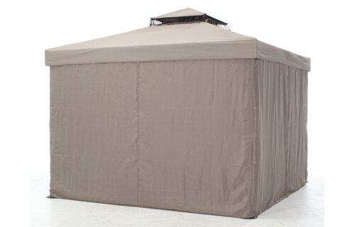 Paviljoen/partytent Milaan 300x400cm (Taupe)