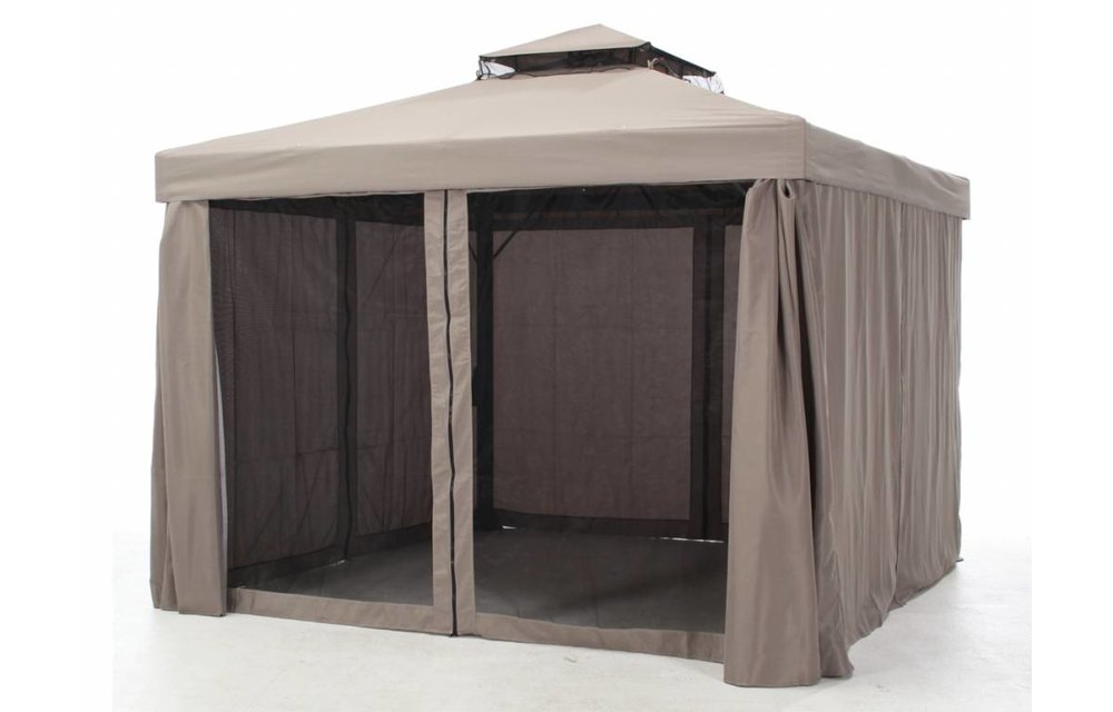 Paviljoen/partytent Milaan 300x400cm (Taupe)