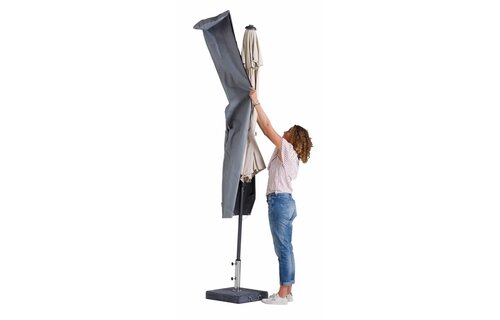 Parasol Timor luxe ∅400cm (Ecru)