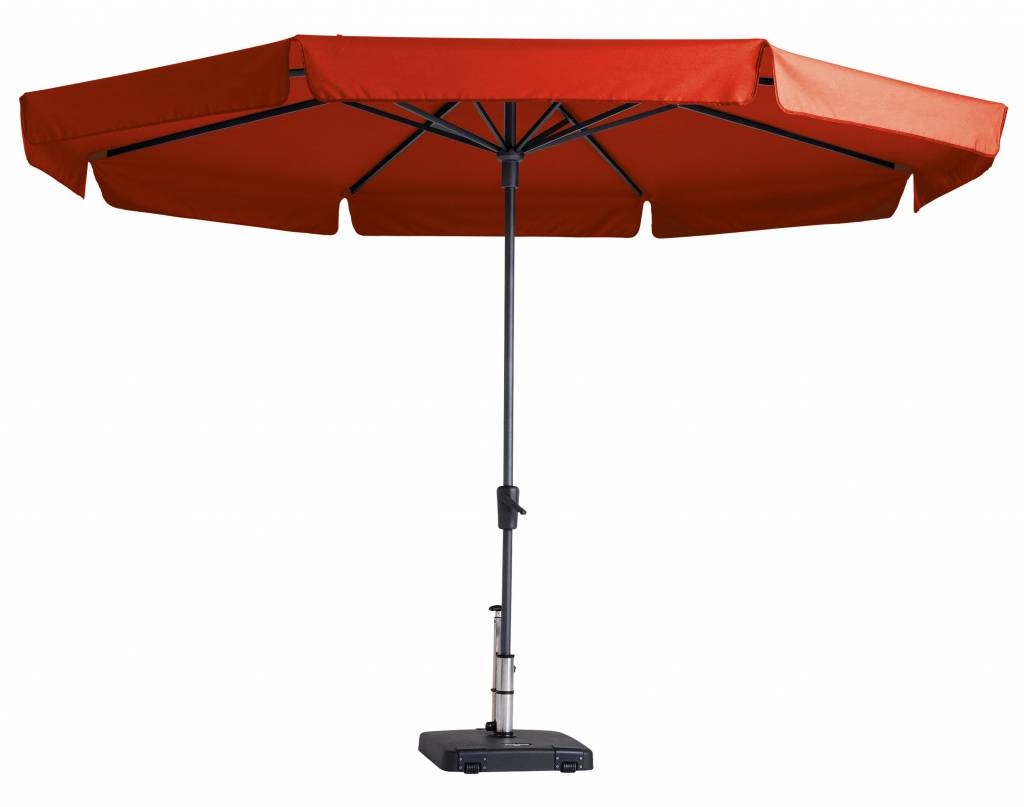 Parasol Syros Round ∅350cm (Brick Red)