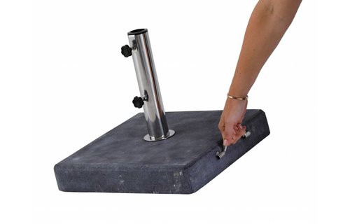 Parasolvoet graniet 25kg