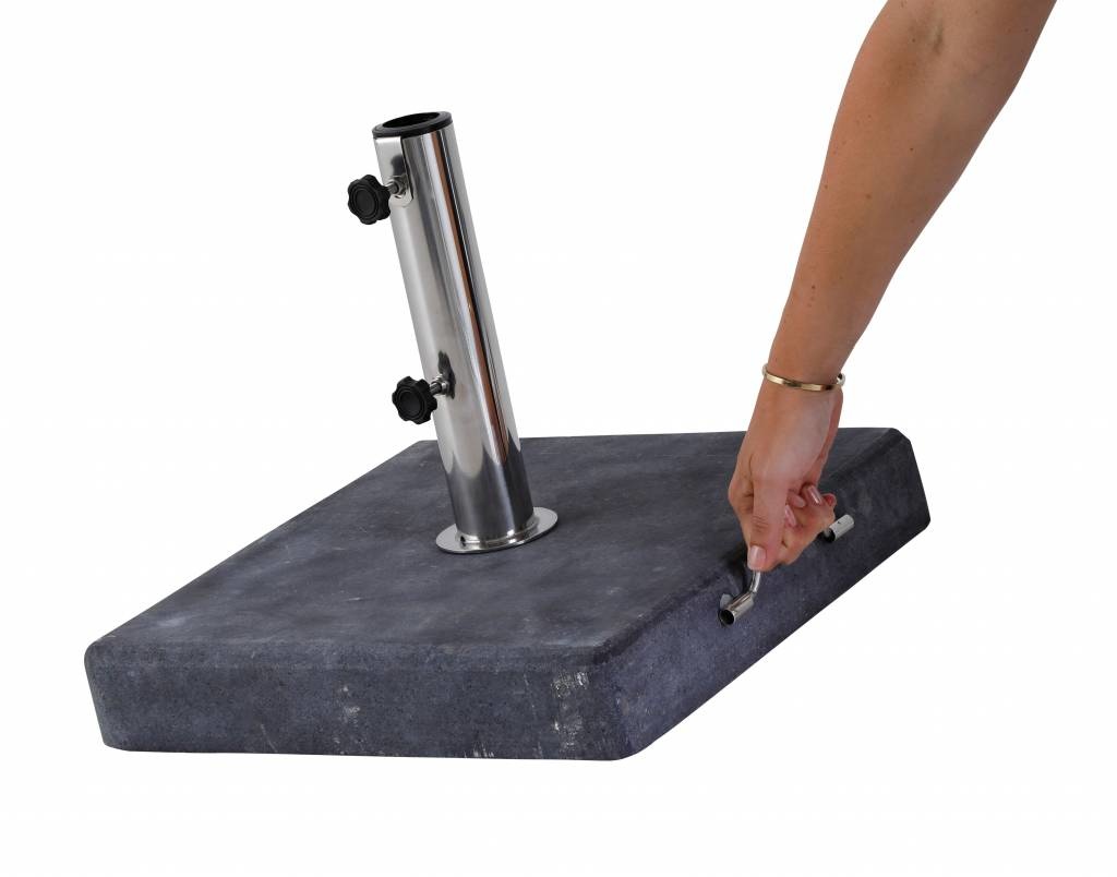 Parasolvoet graniet 25kg