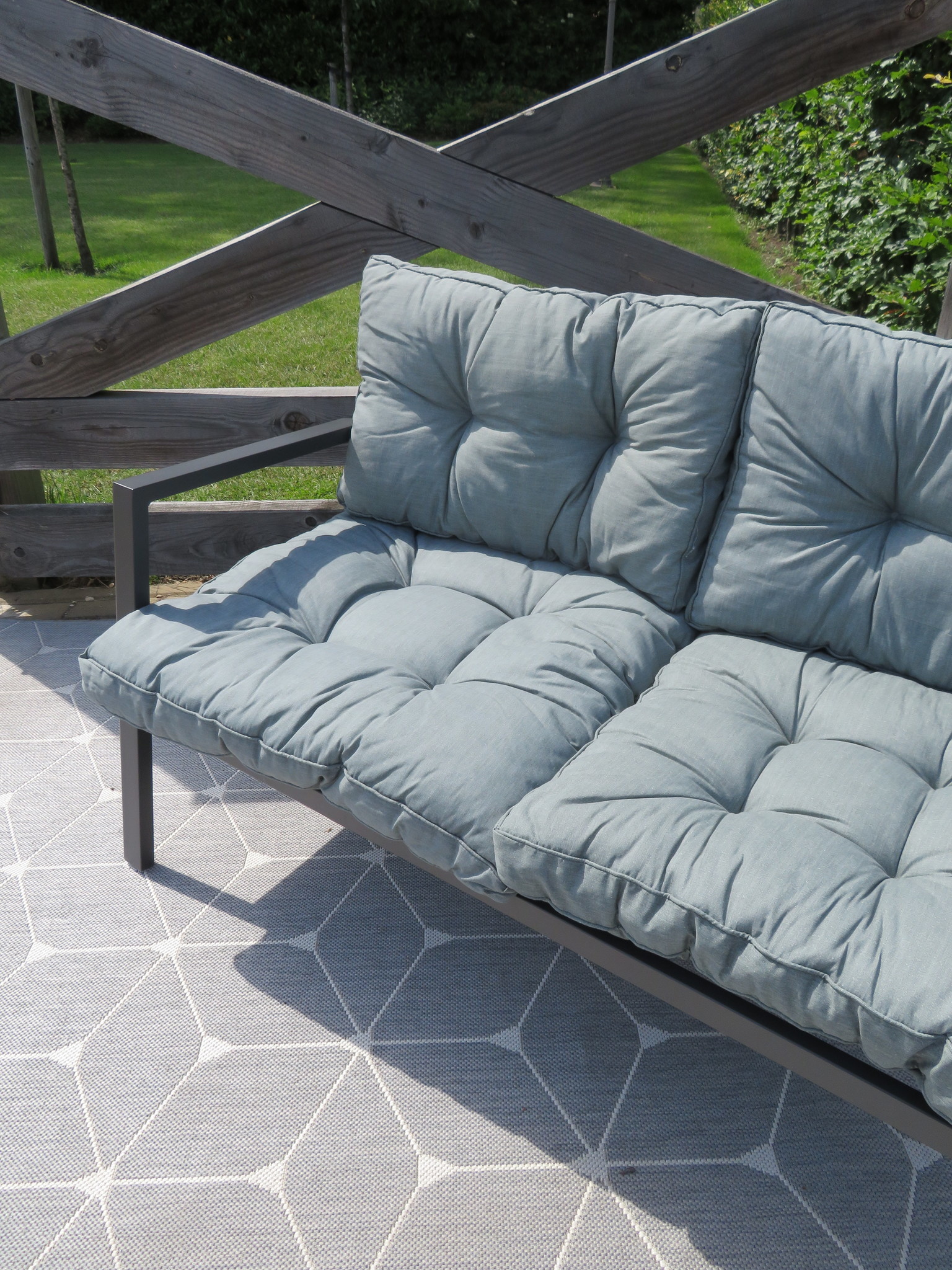 Loungekussen Florance 60x60cm (Basic Grey)