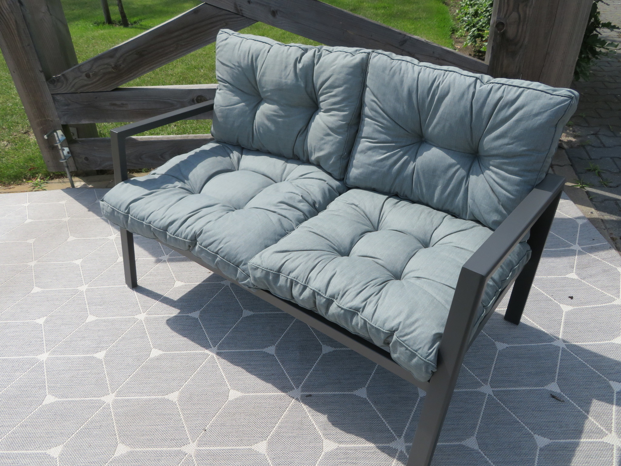 Loungekussen Florance 73x43cm (Basic Grey)