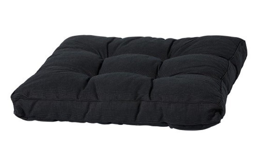 Loungekussen Florance 60x60cm (Rib Black)
