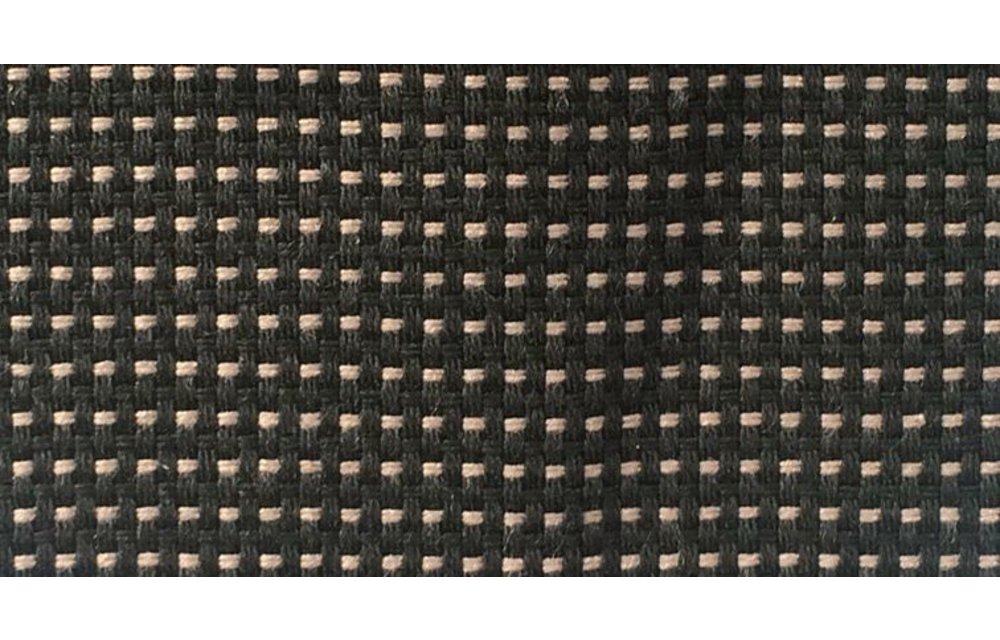 Loungekussen Florance 73x73cm (Rib Black)