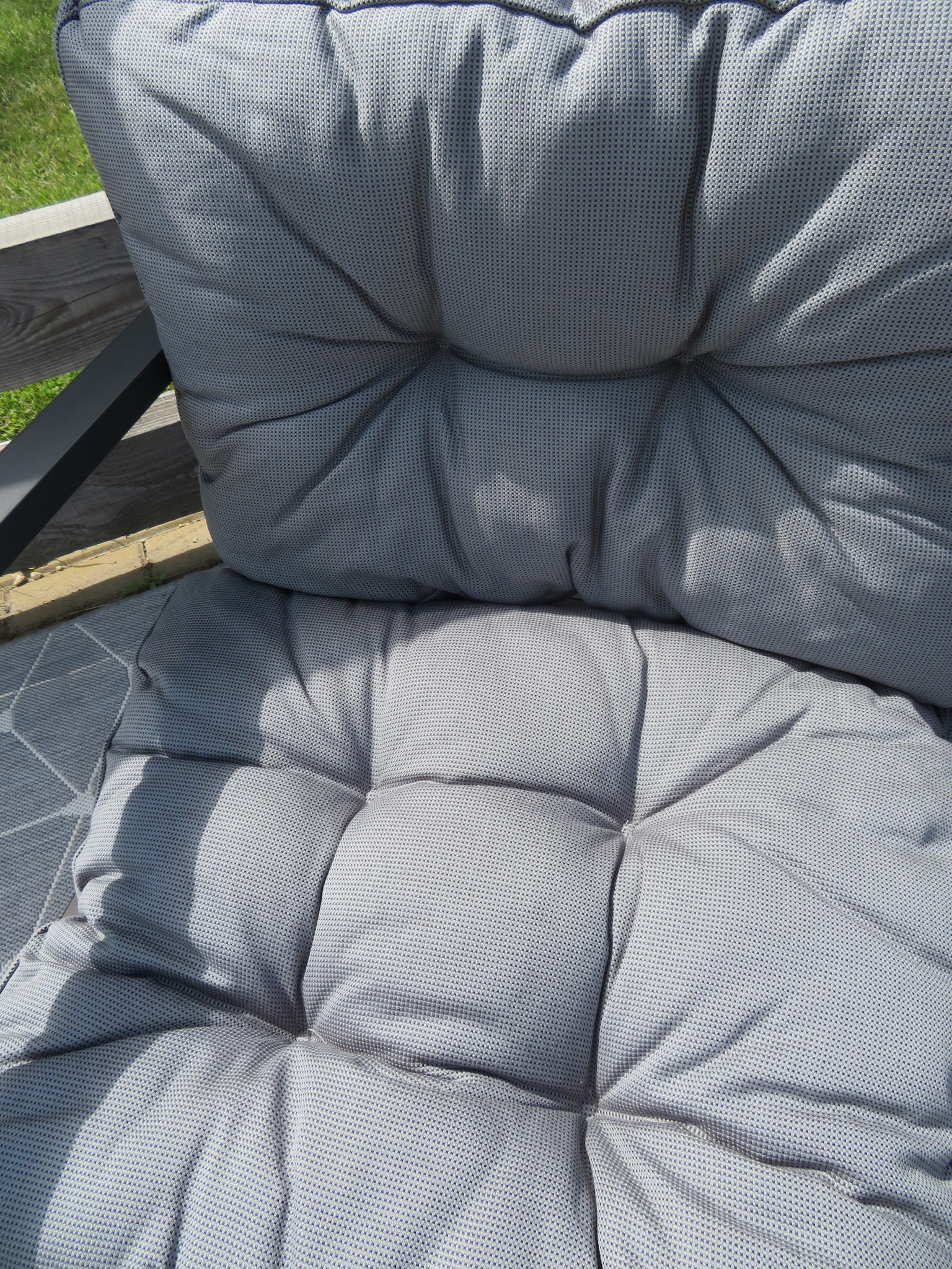 Loungekussen Florance 60x60cm (Rib Grey)