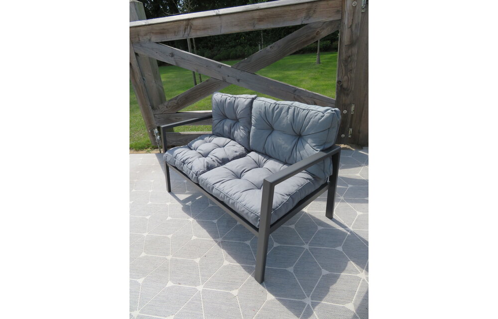 Loungekussen Florance 60x43cm (Rib Grey)