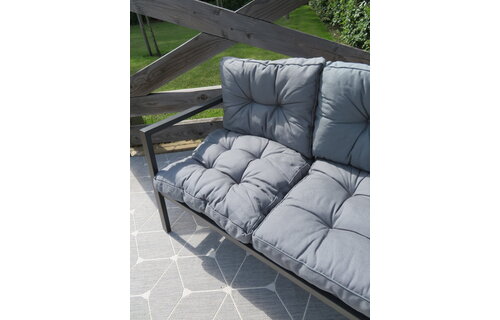 Loungekussen Florance 73x73cm (Rib Grey)