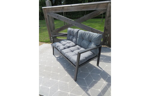 Loungekussen Florance 73x73cm (Rib Grey)