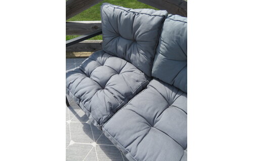 Loungekussen Florance 73x43cm (Rib Grey)