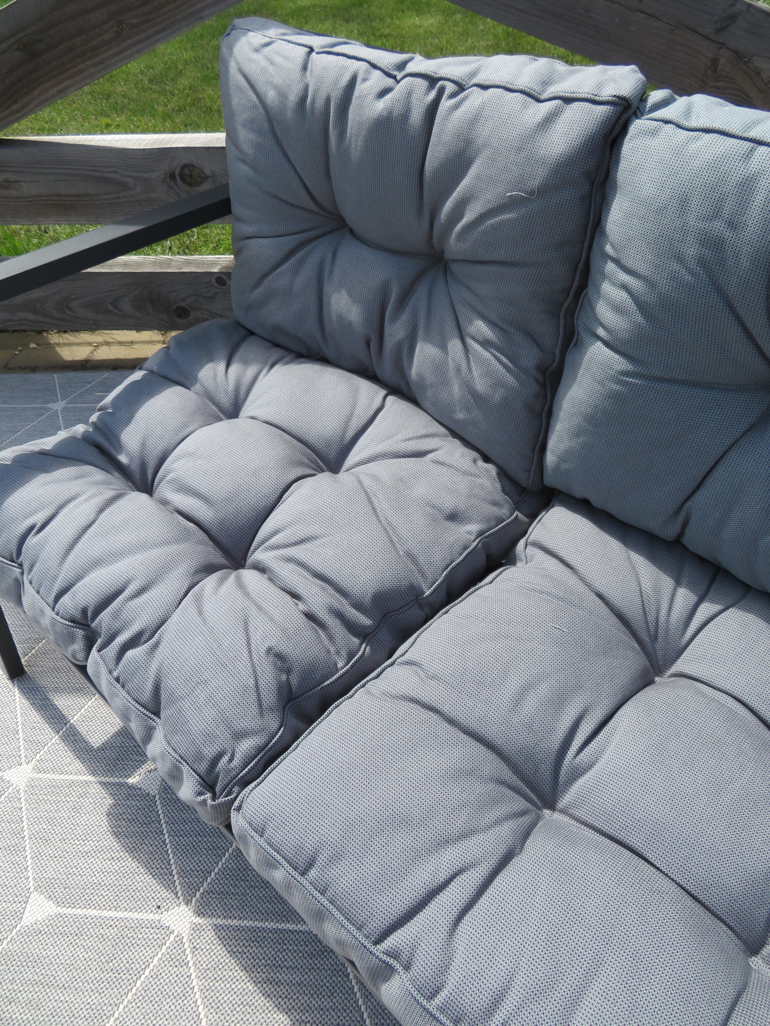 Loungekussen Florance 73x43cm (Rib Grey)