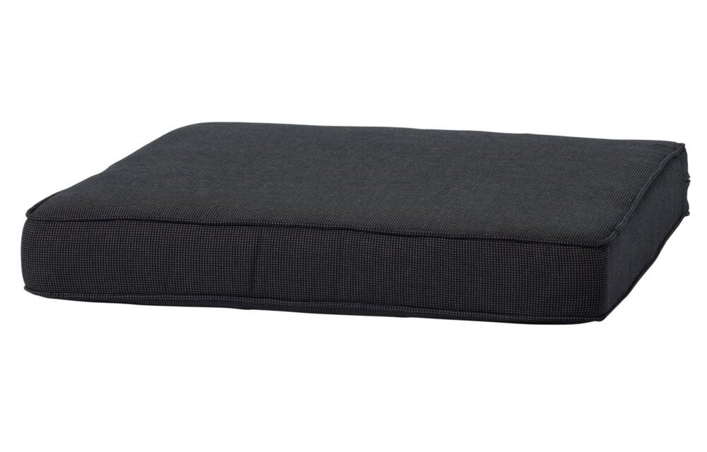Loungekussen Luxe 60x60cm (Rib Black)