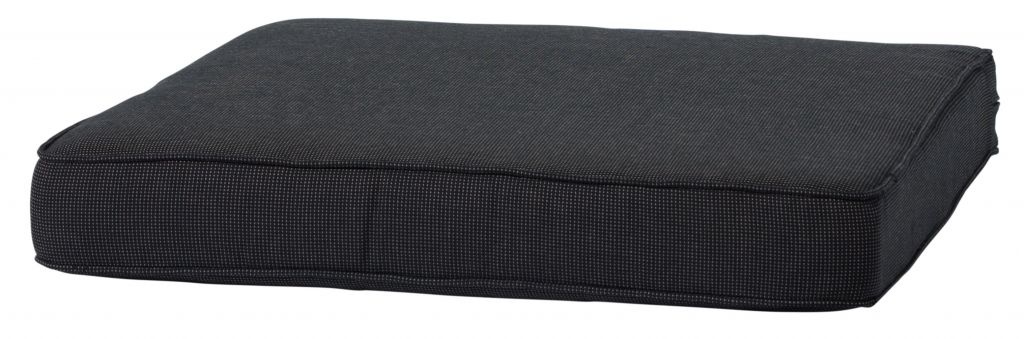 Loungekussen Luxe 60x60cm (Rib Black)