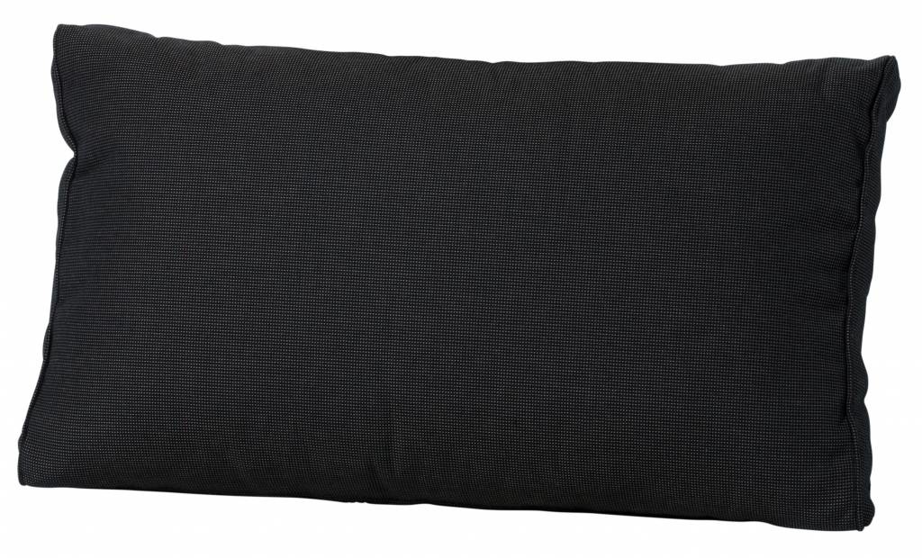 Loungekussen Luxe 60x40cm (Rib Black)