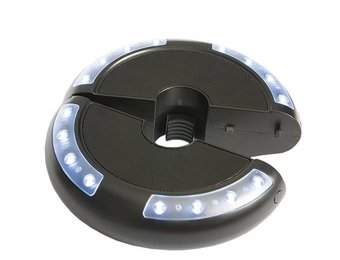 Parasollamp met muziek en bluetooth
