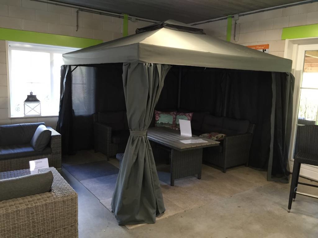 Paviljoen/partytent Milaan 300x400cm (Grey)