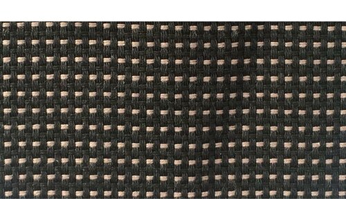 Fiber de luxe kussen 123x50cm (Rib Black)