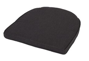 Wickerkussen York 48x48cm (Rib Black)