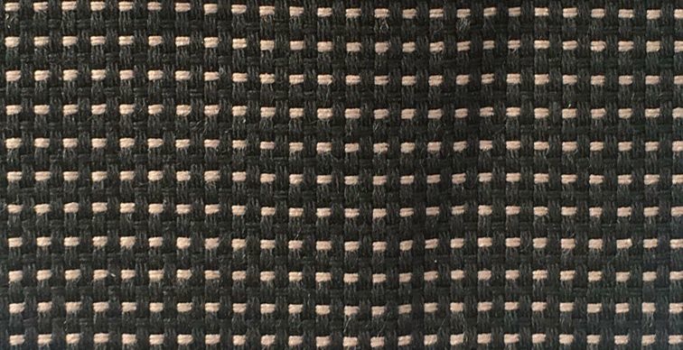 Loungekussen Luxe set 60x60 + 60x40cm (Rib Black)