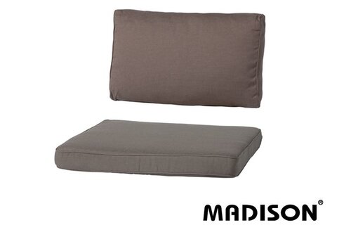 Loungekussen Luxe set 73x73 + 73x40cm (Rib Liver)