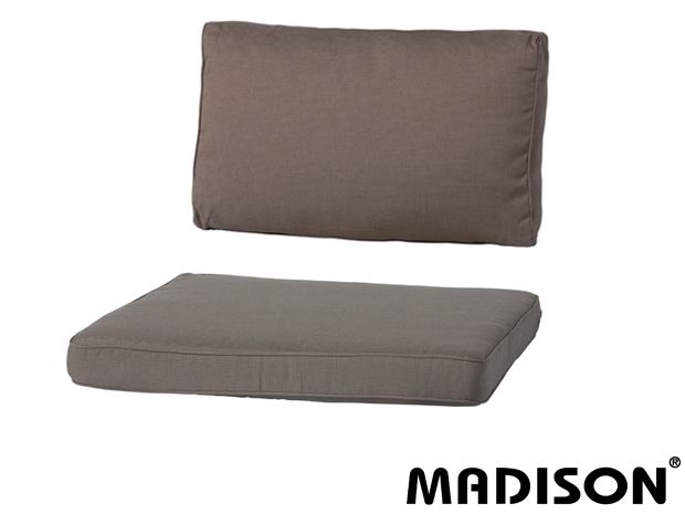 Loungekussen Luxe set 73x73 + 73x40cm (Rib Liver)