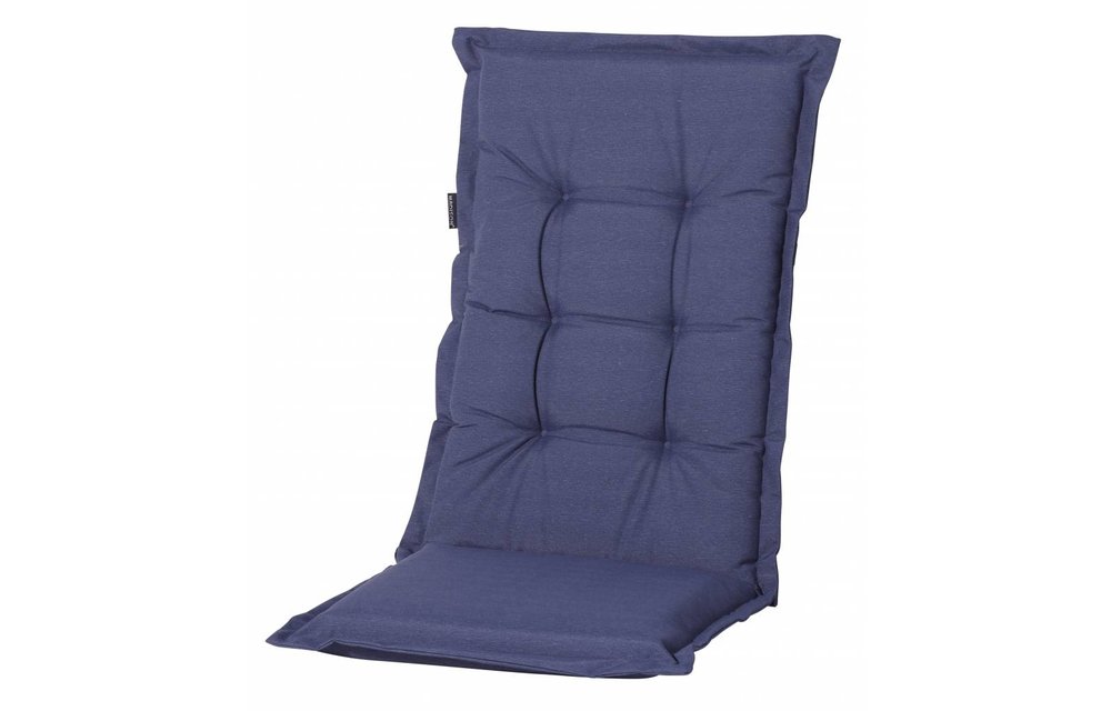 Tuinstoelkussen hoog 50x123cm (Outdoor Panama Safier Blue)