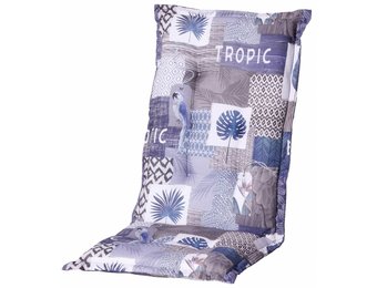 Tuinstoelkussen hoog 50x123cm (Tropic Blue)