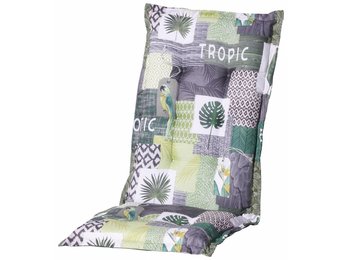 Tuinstoelkussen hoog 50x123cm (Tropic Green)