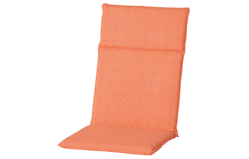 Tuinstoelkussen hoog | Outdoor Circle Orange | 50x120cm