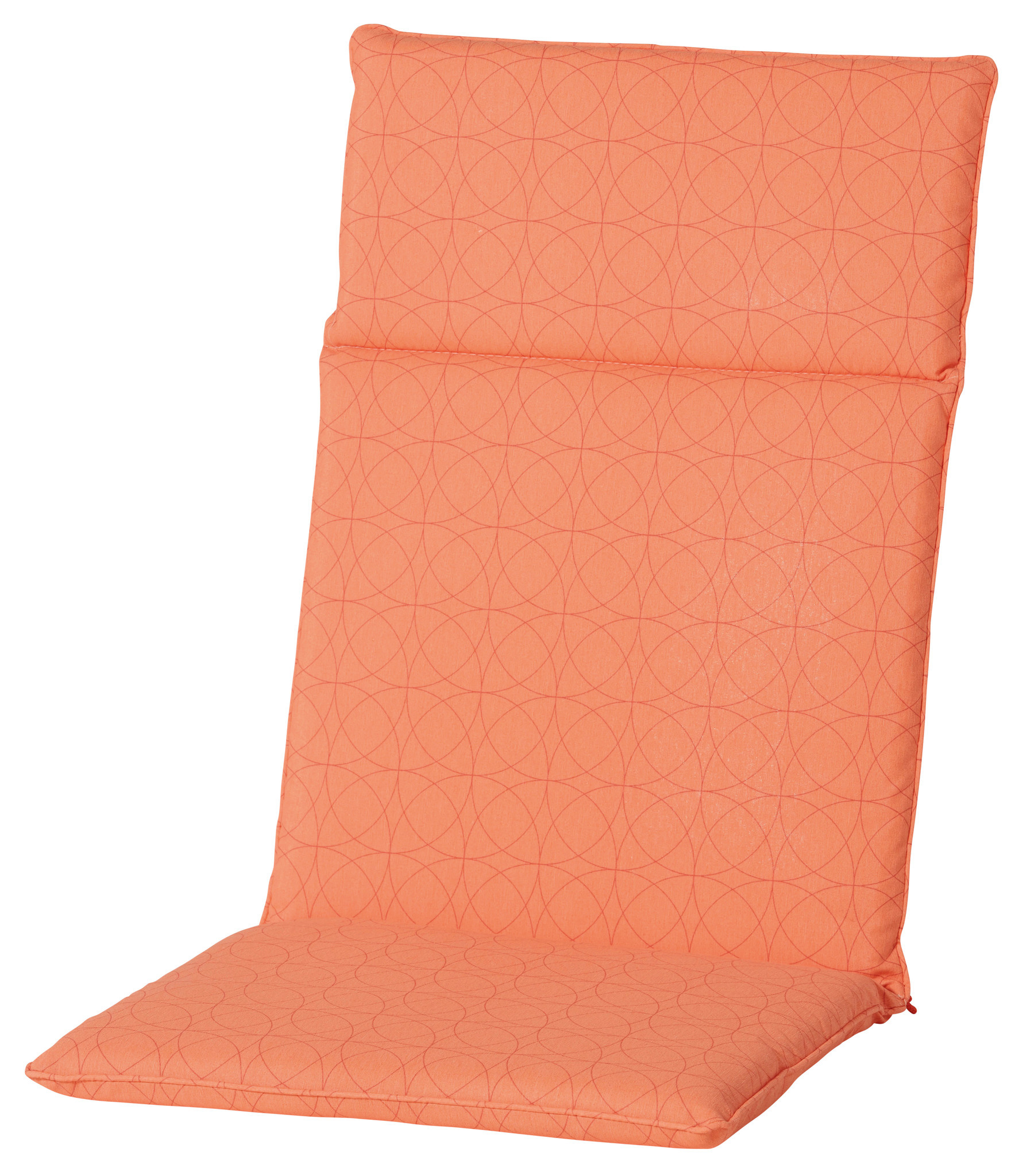 Tuinstoelkussen hoog | Outdoor Circle Orange | 50x120cm