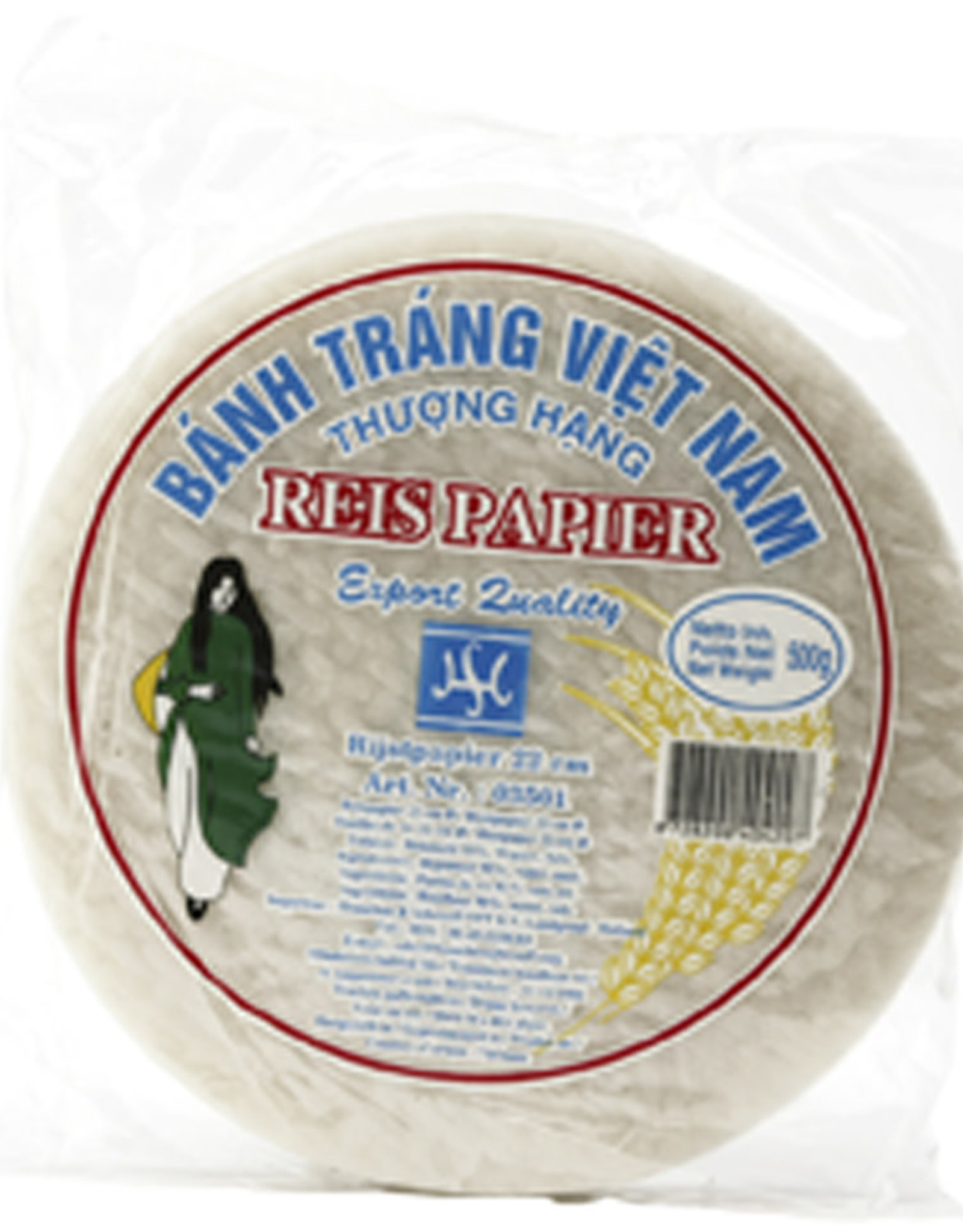 Ricepaper Vietnamese 22Cm 500G