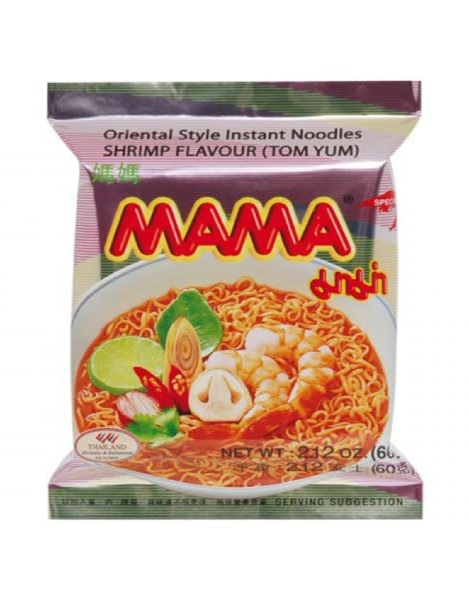 MAMA Instant Noodles Shrimps (Tom Yum) Mama 60gr