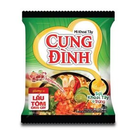 Cung Dinh Inst. Noodles - Hot & Sour Prawn Hot Pot 85g