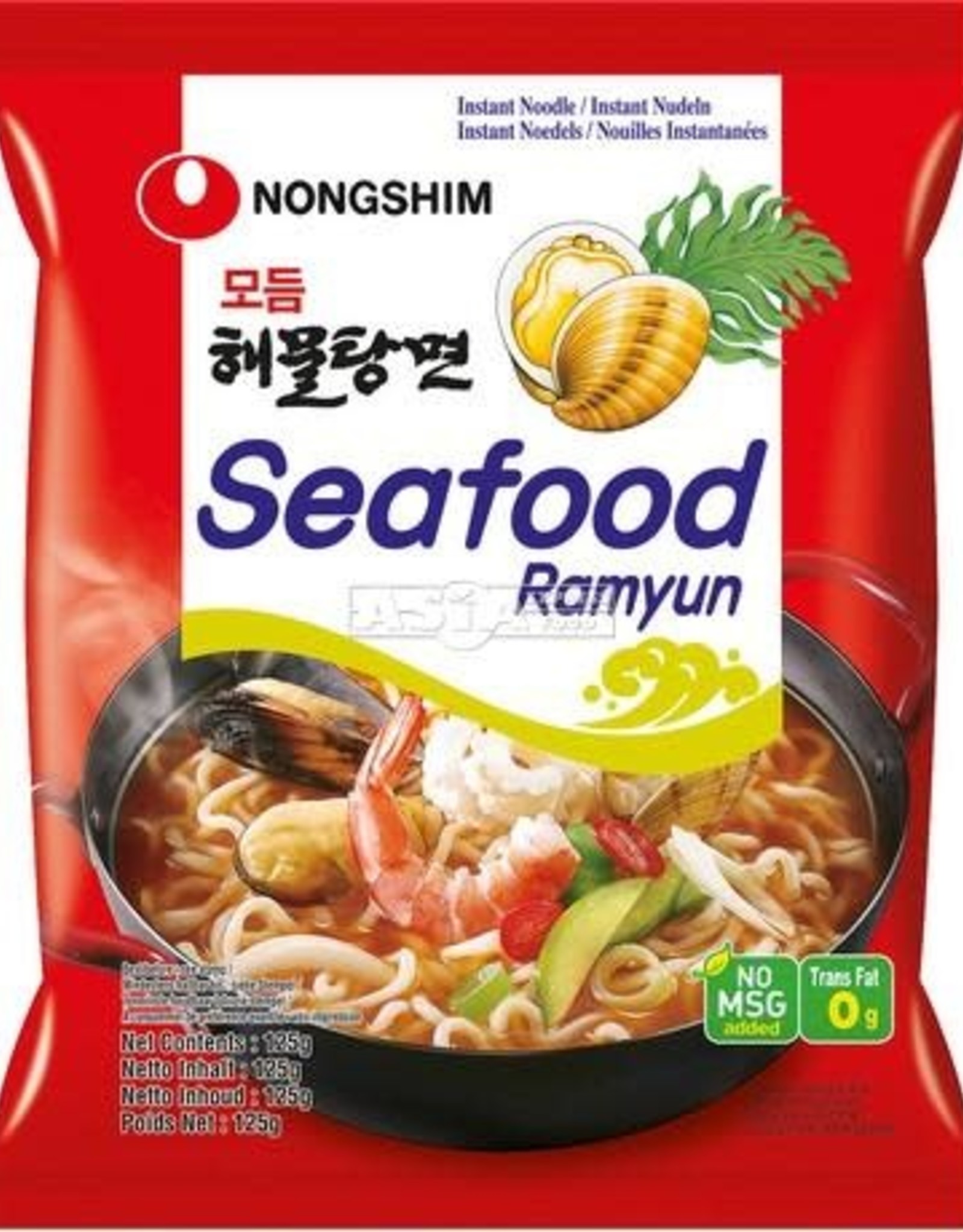 Instant Noedels Zeevruchten Ramyun 125 GR NONGSHIM