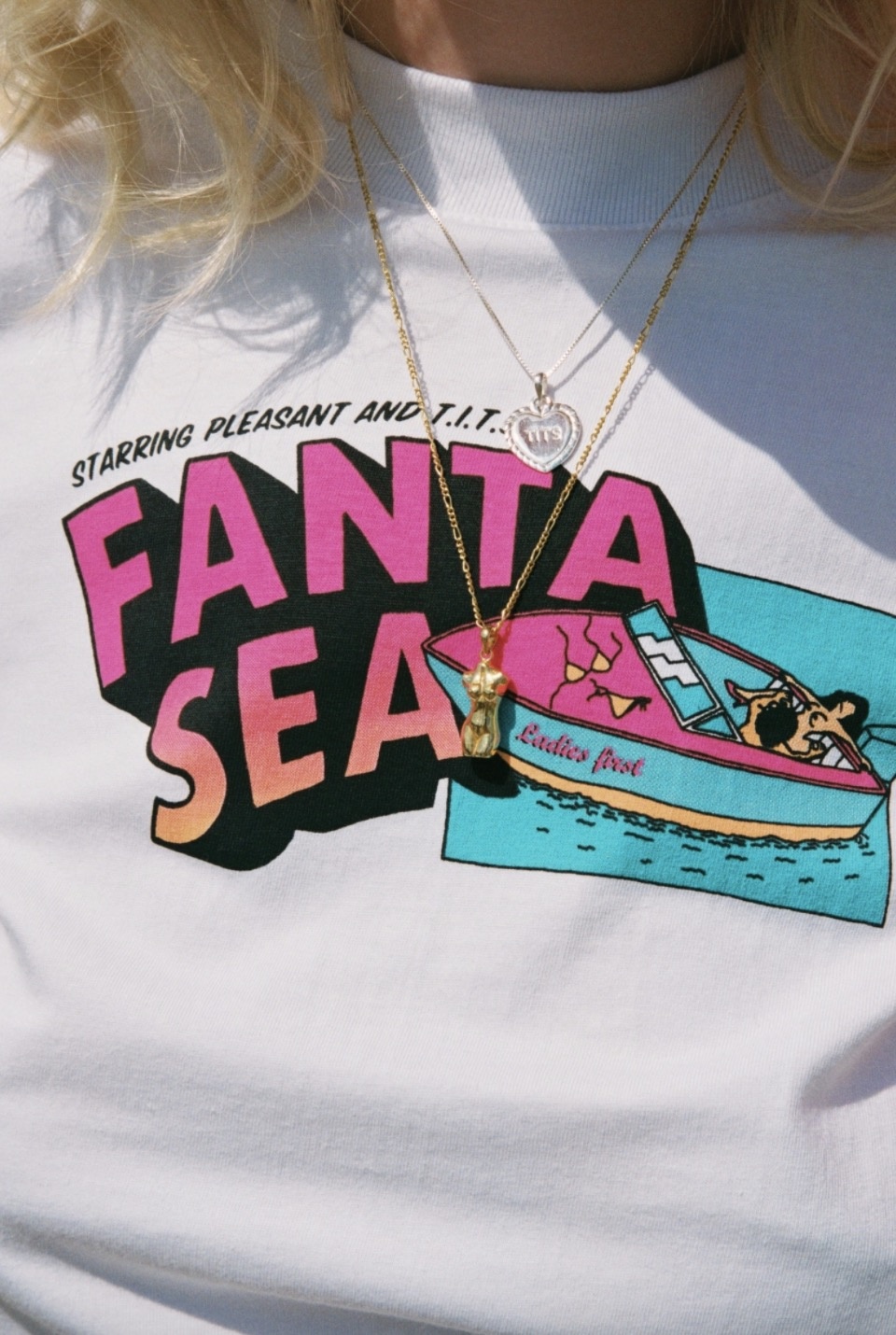 T.I.T.S. HEART PENDANT FOR NECKLACE SILVER